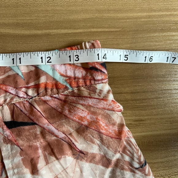 Guess Tropical Pink Wide Leg with Split Pants Small - Picture 7 of 10